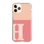 Slim Protection Case［ Original - initial two tone - H pink ］