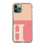 Slim Protection Case［ Original - initial two tone - H pink ］