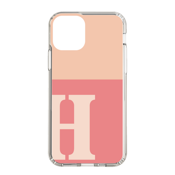Slim Protection Case［ Original - initial two tone - H pink ］