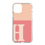 Slim Protection Case［ Original - initial two tone - H pink ］