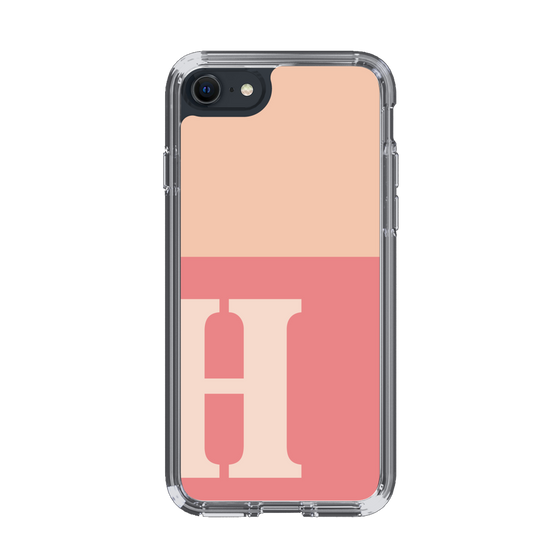 Slim Protection Case［ Original - initial two tone - H pink ］