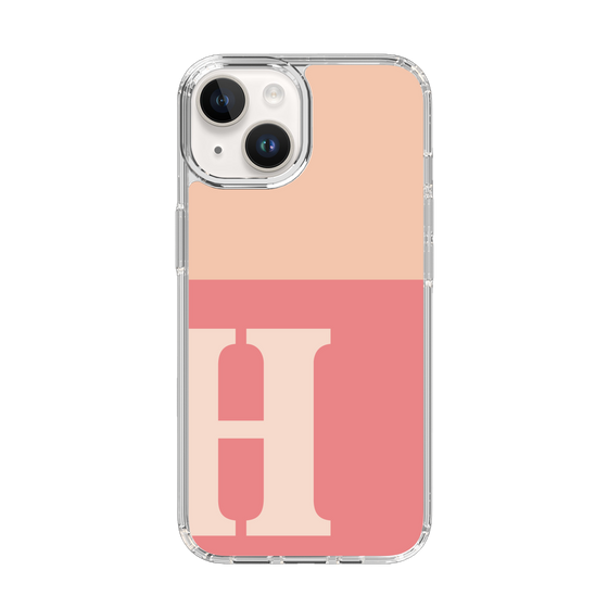 Slim Protection Case［ Original - initial two tone - H pink ］