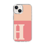 Slim Protection Case［ Original - initial two tone - H pink ］