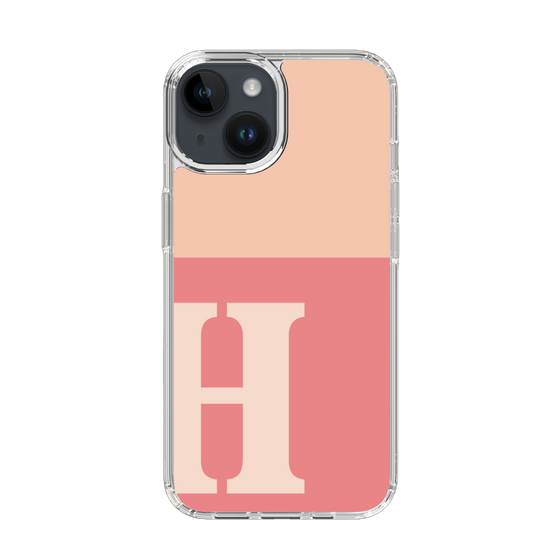 Slim Protection Case［ Original - initial two tone - H pink ］