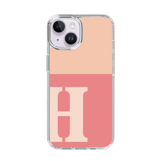 Slim Protection Case［ Original - initial two tone - H pink ］
