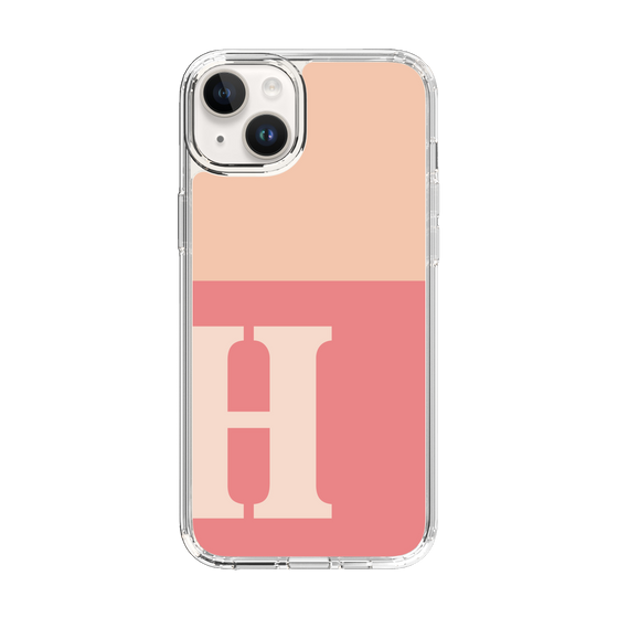 Slim Protection Case［ Original - initial two tone - H pink ］
