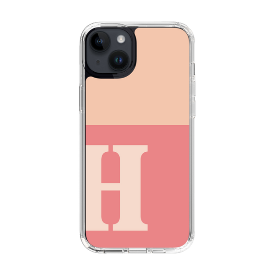 Slim Protection Case［ Original - initial two tone - H pink ］