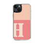 Slim Protection Case［ Original - initial two tone - H pink ］