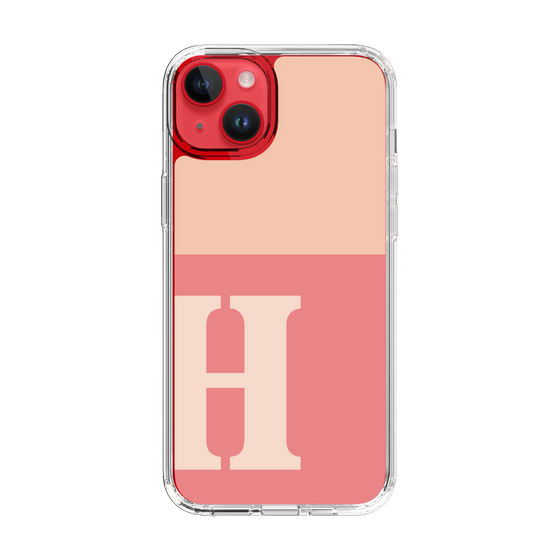 Slim Protection Case［ Original - initial two tone - H pink ］