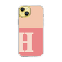 Slim Protection Case［ Original - initial two tone - H pink ］
