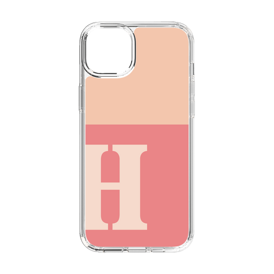 Slim Protection Case［ Original - initial two tone - H pink ］