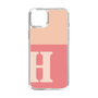 Slim Protection Case［ Original - initial two tone - H pink ］