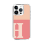 Slim Protection Case［ Original - initial two tone - H pink ］