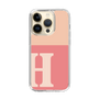 Slim Protection Case［ Original - initial two tone - H pink ］