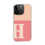 Slim Protection Case［ Original - initial two tone - H pink ］