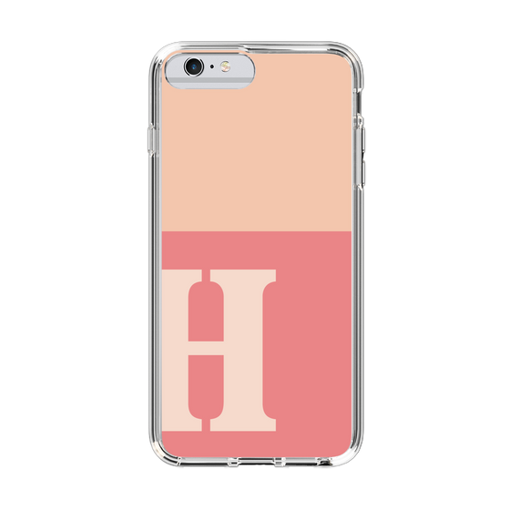 Slim Protection Case［ Original - initial two tone - H pink ］