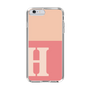 Slim Protection Case［ Original - initial two tone - H pink ］