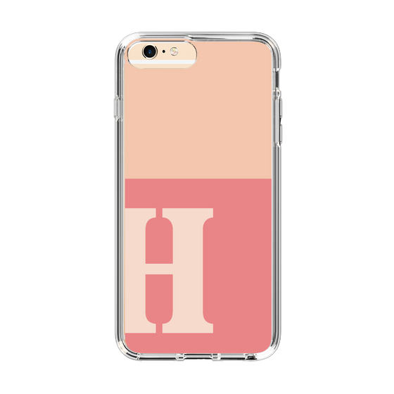 Slim Protection Case［ Original - initial two tone - H pink ］