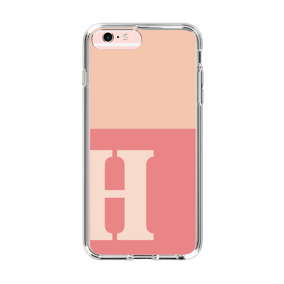 Slim Protection Case［ Original - initial two tone - H pink ］