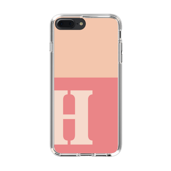 Slim Protection Case［ Original - initial two tone - H pink ］