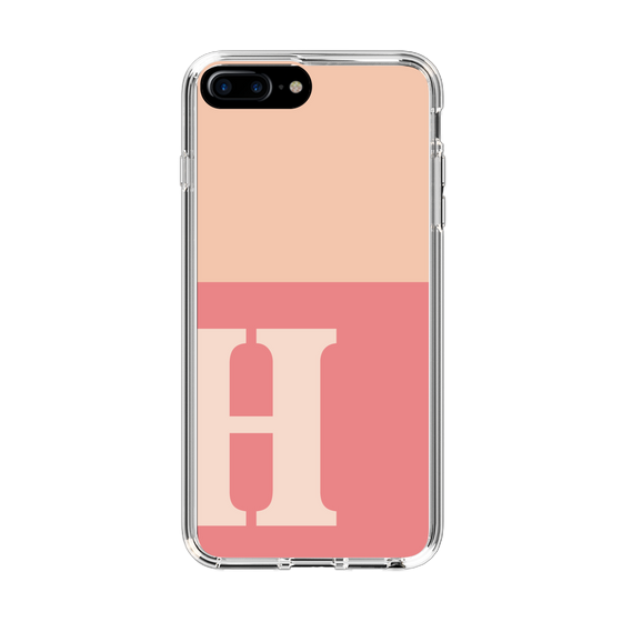 Slim Protection Case［ Original - initial two tone - H pink ］