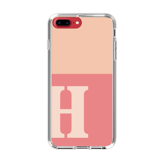 Slim Protection Case［ Original - initial two tone - H pink ］