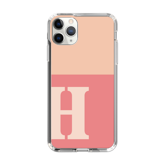 Slim Protection Case［ Original - initial two tone - H pink ］