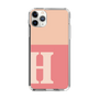Slim Protection Case［ Original - initial two tone - H pink ］