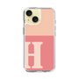 Slim Protection Case［ Original - initial two tone - H pink ］