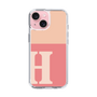 Slim Protection Case［ Original - initial two tone - H pink ］