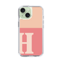 Slim Protection Case［ Original - initial two tone - H pink ］