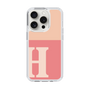 Slim Protection Case［ Original - initial two tone - H pink ］