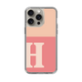 Slim Protection Case［ Original - initial two tone - H pink ］