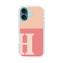 Slim Protection Case［ オリジナル - initial two tone - H pink ］
