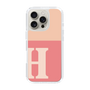 Slim Protection Case［ オリジナル - initial two tone - H pink ］