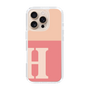 Slim Protection Case［ オリジナル - initial two tone - H pink ］