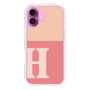 Slim Protection Case［ オリジナル - initial two tone - H pink ］
