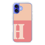 Slim Protection Case［ オリジナル - initial two tone - H pink ］