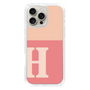 Slim Protection Case［ オリジナル - initial two tone - H pink ］