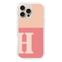 Slim Protection Case［ オリジナル - initial two tone - H pink ］
