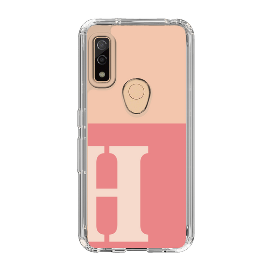 Slim Protection Case［ Original - initial two tone - H pink ］
