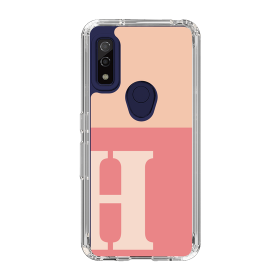 Slim Protection Case［ Original - initial two tone - H pink ］