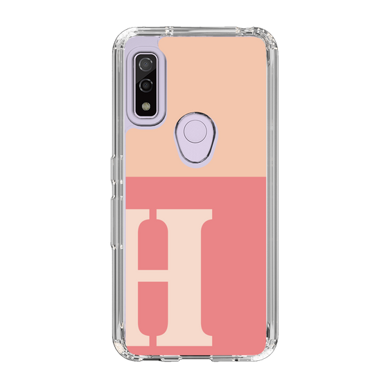 Slim Protection Case［ Original - initial two tone - H pink ］