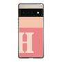 Slim Protection Case［ Original - initial two tone - H pink ］