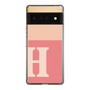 Slim Protection Case［ Original - initial two tone - H pink ］