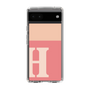 Slim Protection Case［ Original - initial two tone - H pink ］
