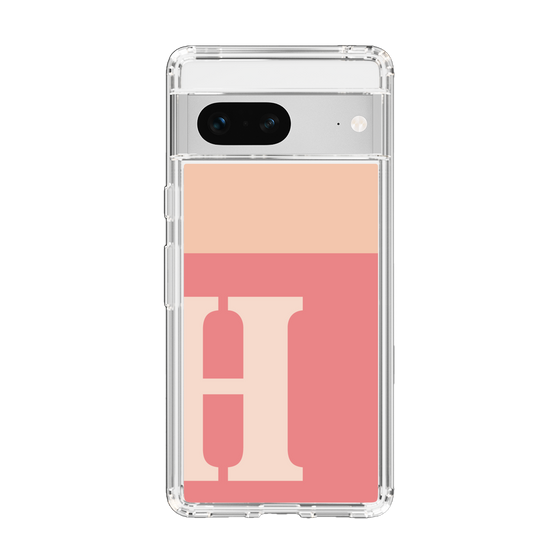 Slim Protection Case［ Original - initial two tone - H pink ］