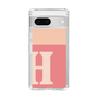Slim Protection Case［ Original - initial two tone - H pink ］