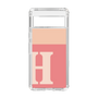 Slim Protection Case［ Original - initial two tone - H pink ］