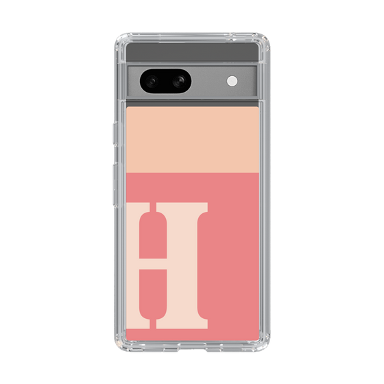 Slim Protection Case［ Original - initial two tone - H pink ］